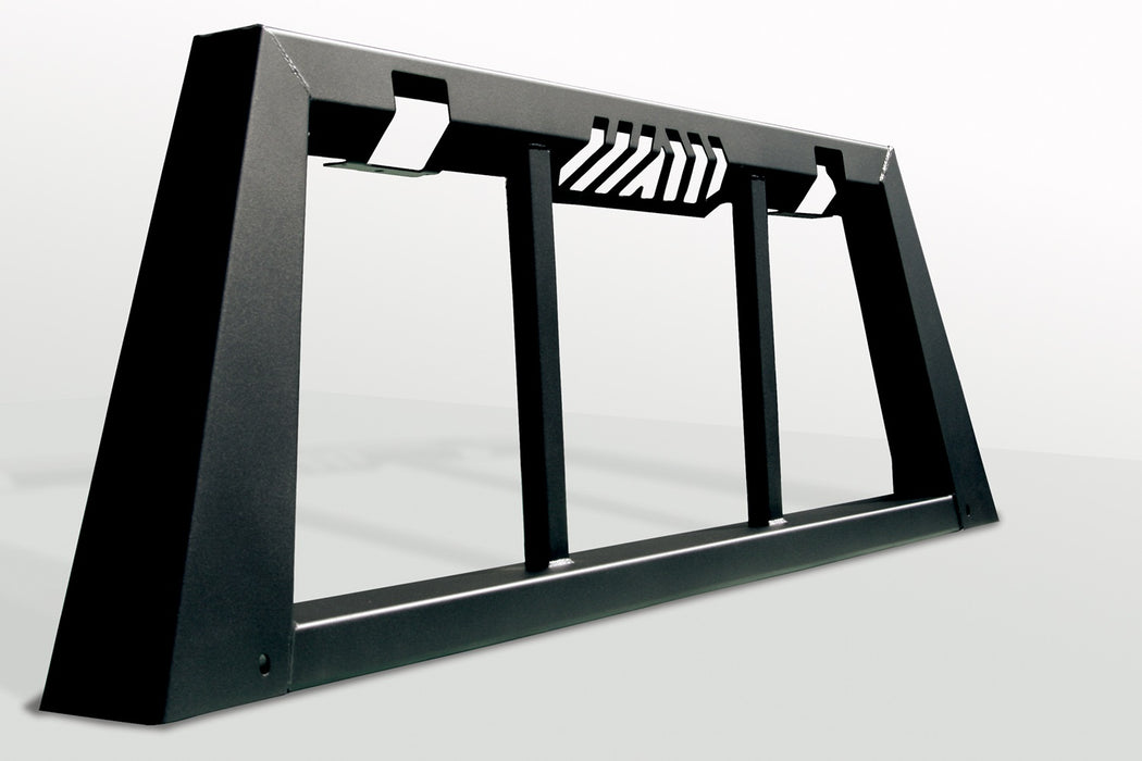 Fab Fours HR2002-1 Headache Rack; 2 Stage Black Powder Coated; - Truck Part Superstore