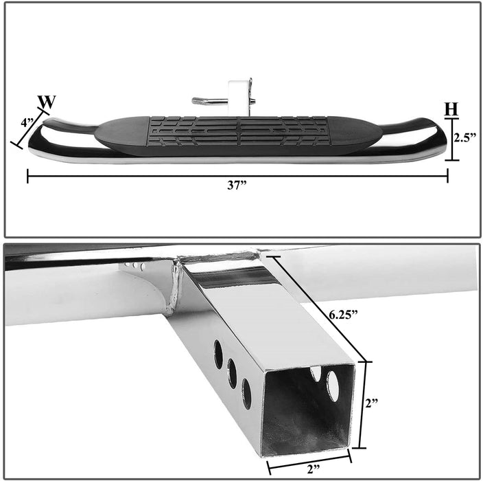 Black Horse Off Road HS36OVSS Stainless Steel Stainless Steel - Truck Part Superstore