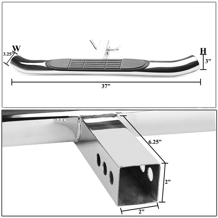 Black Horse Off Road HS36RS Stainless Steel Stainless Steel - Truck Part Superstore
