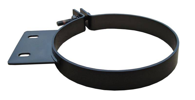 Pypes Performance Exhaust HSC010B Diesel Stack Exhaust Clamp 10 in Black Finish 304 Stainless Steel Pypes Exhaust - Truck Part Superstore