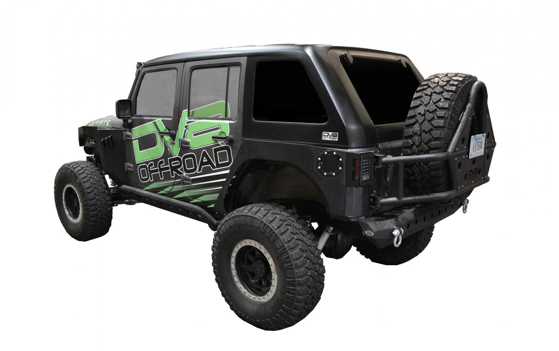 DV8 Offroad HT07FB41 Jeep JK Hard Top Fast Back 07-18 Wrangler JK 4 Door 1 Piece DV8 Offroad - Truck Part Superstore