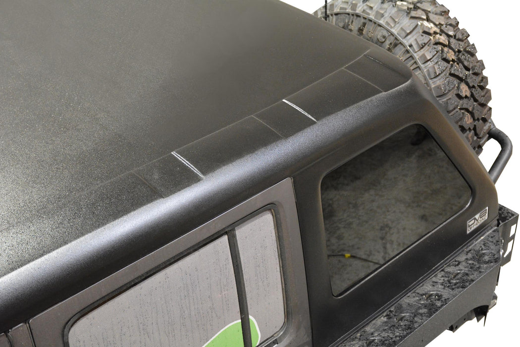 DV8 Offroad HT07FB41 Jeep JK Hard Top Fast Back 07-18 Wrangler JK 4 Door 1 Piece DV8 Offroad - Truck Part Superstore