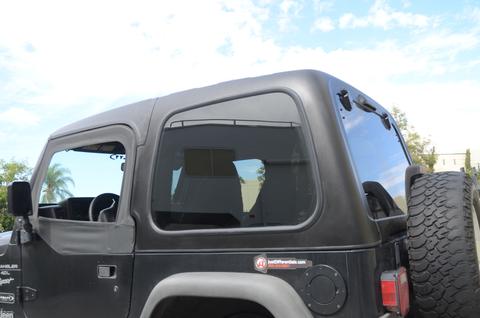 DV8 Offroad HT96SB22 Jeep TJ Hard Top Square Back 96-06 Wrangler TJ 2 Door 2 Piece DV8 Offroad - Truck Part Superstore