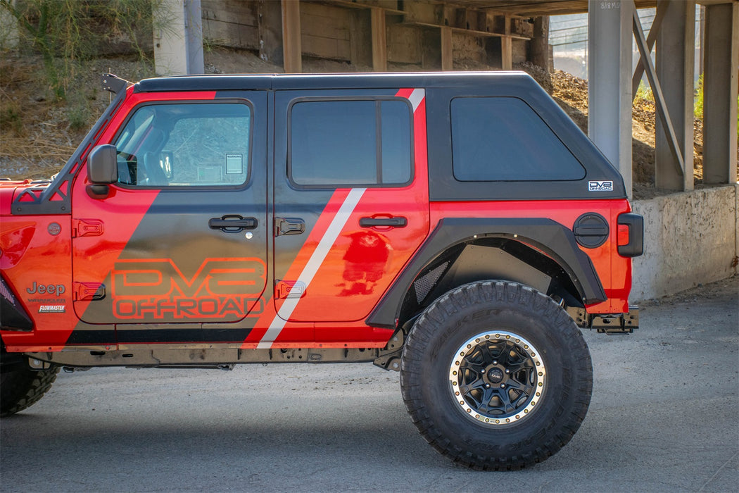 DV8 Offroad HTJLFB-B Jeep JL Fastback Hard Top 2018-Present Wrangler JL Unlimited DV8 Offroad - Truck Part Superstore