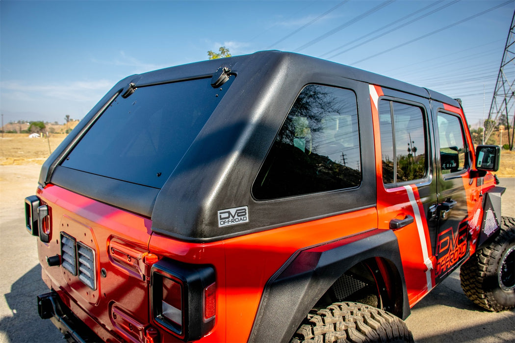 DV8 Offroad HTJLFB-B Jeep JL Fastback Hard Top 2018-Present Wrangler JL Unlimited DV8 Offroad - Truck Part Superstore
