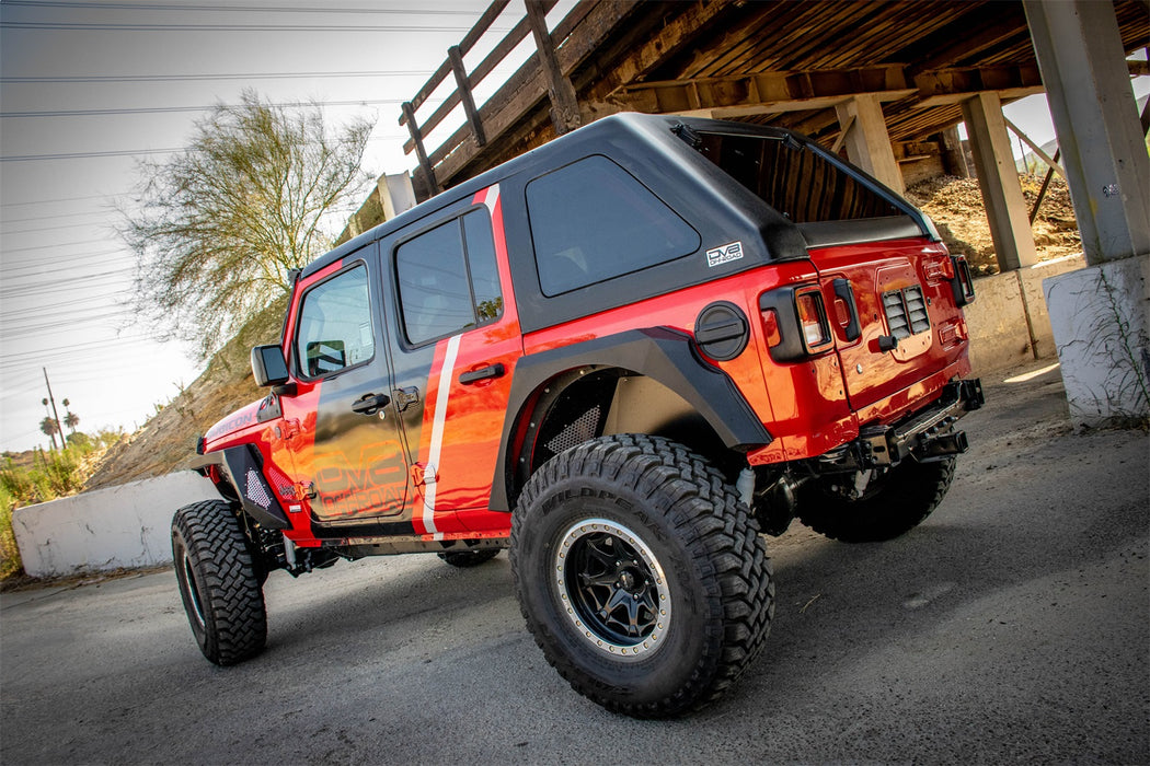 DV8 Offroad HTJLFB-B Jeep JL Fastback Hard Top 2018-Present Wrangler JL Unlimited DV8 Offroad - Truck Part Superstore