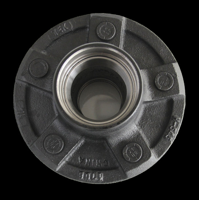 Husky Towing 33084 Idler Hub 3500 Pound Capacity 5 x 4-3/4 Inch Bolt Pattern Black Push-In Studs - Truck Part Superstore