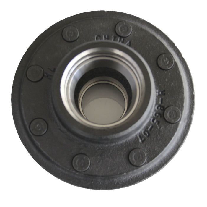 Husky Towing 33090 Idler Hub 7000 Pound Capacity 8 x 6-1/2 Inch Bolt Pattern 1/2-20 Push-In Studs - Truck Part Superstore