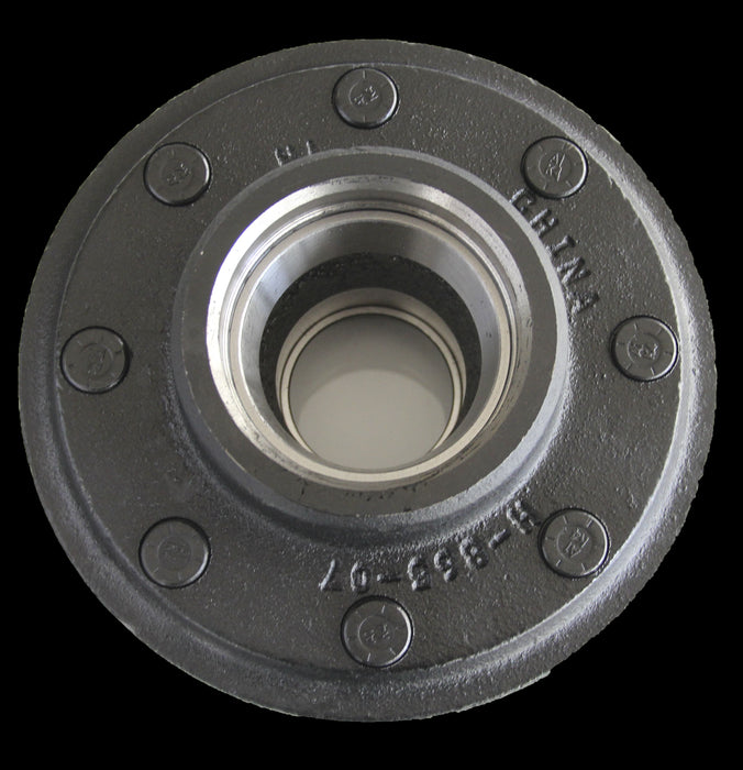 Husky Towing 33091 Idler Hub 7000 Pound Capacity 8 x 6-1/2 Inch Bolt Pattern 16-18 Push-In Studs - Truck Part Superstore