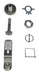 Husky Towing 33101 Replacement Handle Kit For 33056 With Bolt/ Nut/ Washer/ 2 Pins/ 1 Handle - Truck Part Superstore