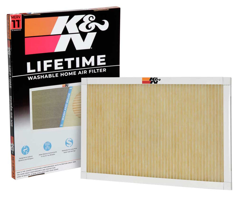 K&N HVC-11620 HVAC Filter; 16 x 20 x 1 - Truck Part Superstore