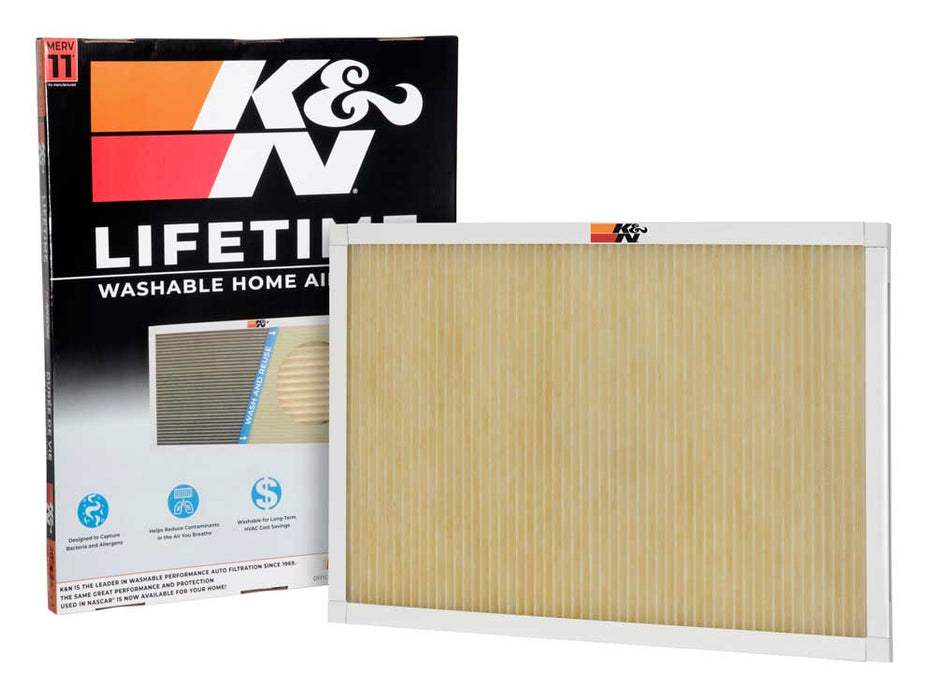 K&N HVC-12024 HVAC Filter; 20 x 24 x 1 - Truck Part Superstore
