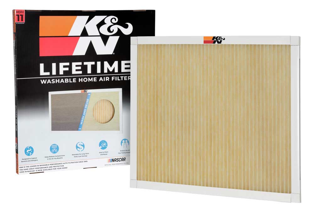 K&N HVC-12424 HVAC Filter; 24 x 24 x 1 - Truck Part Superstore