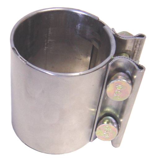 Pypes Performance Exhaust HVC65 Exhaust Muffler Band Clamp 2.5 in Natural 304 Stainless Steel Pypes Exhaust - Truck Part Superstore
