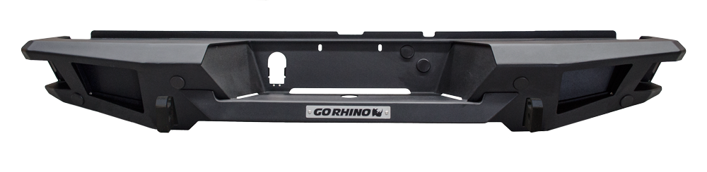 Go Rhino 28178T Heavy duty rear steel bumper replaces factory bumper - Truck Part Superstore