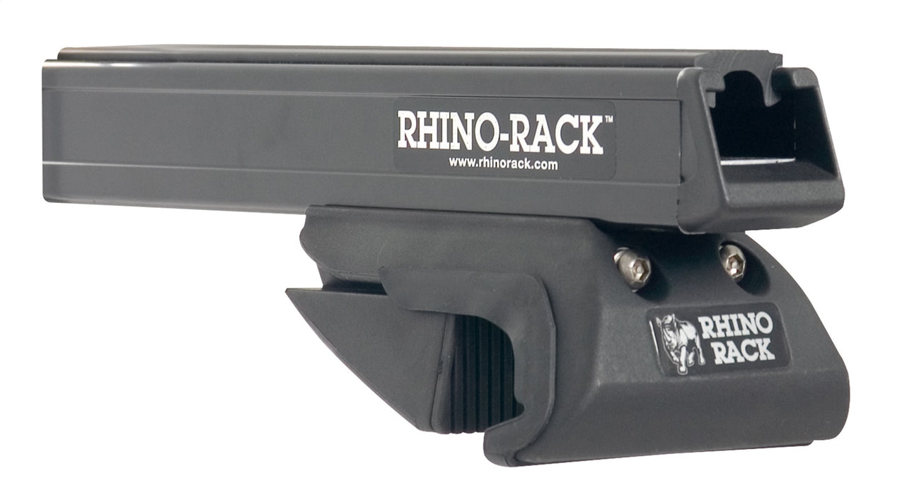 Rhino-Rack USA JA0478 Heavy Duty CXB Roof Rack; 2 Black Bars; Length 1120mm; Incl. Rail Mount System; - Truck Part Superstore