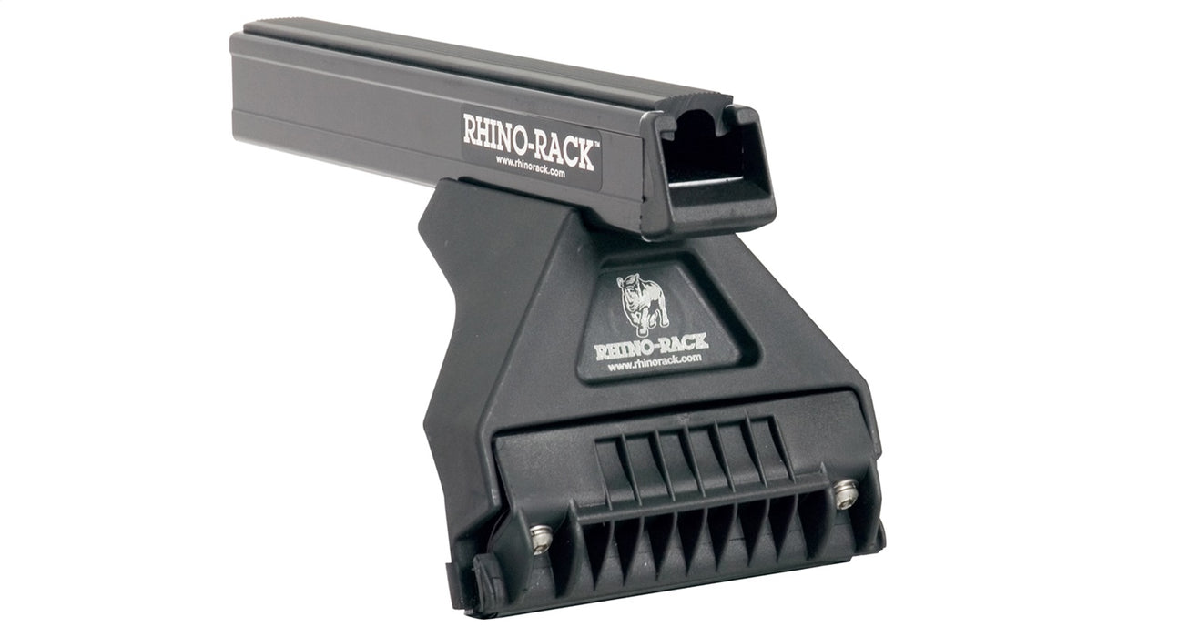 Rhino-Rack USA JA0696 Heavy Duty RL110 Roof Rack; 4 Black HD Bars; 8 Legs; Length 1375mm; - Truck Part Superstore