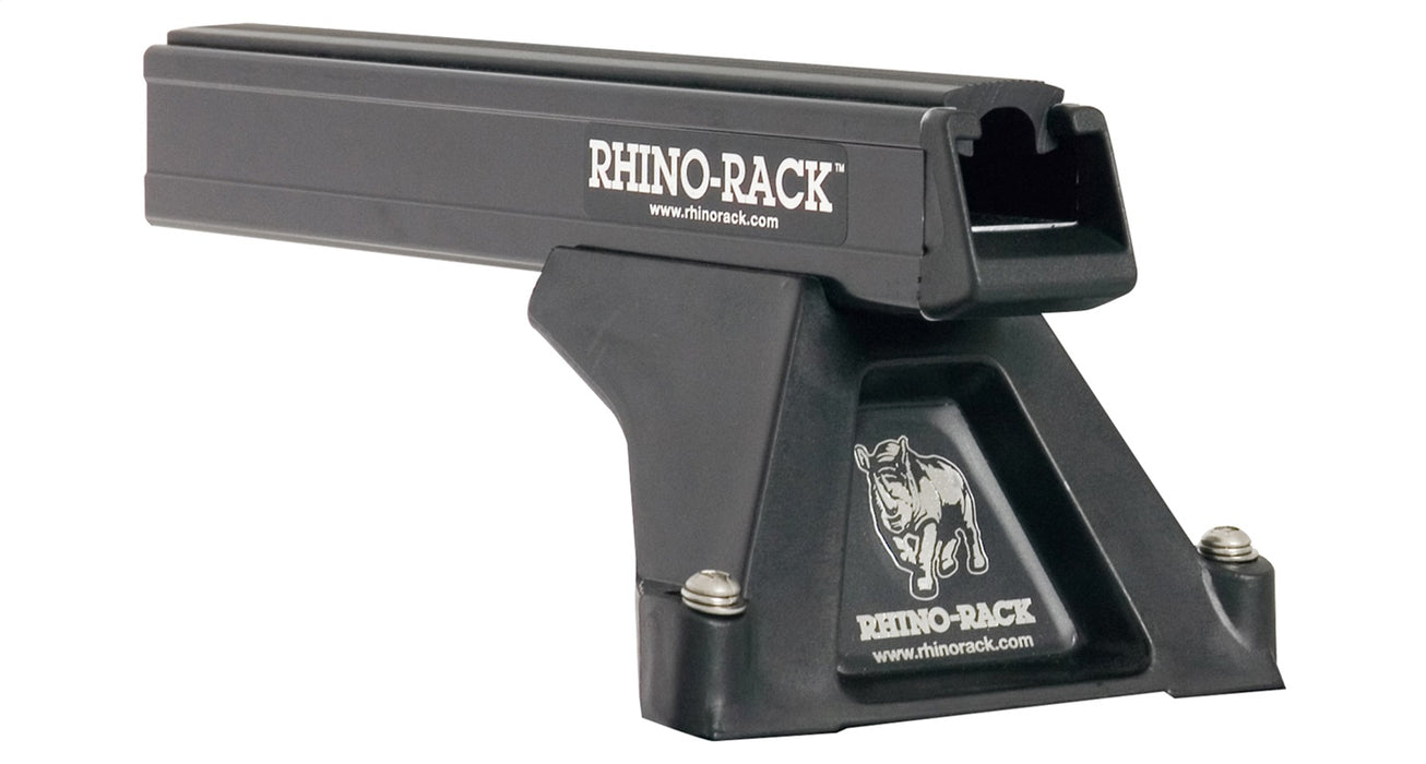Rhino-Rack USA JA7729 Heavy Duty RLTF Roof Rack; 2 Black HD Bars; 4 Legs; Length 1650mm; - Truck Part Superstore