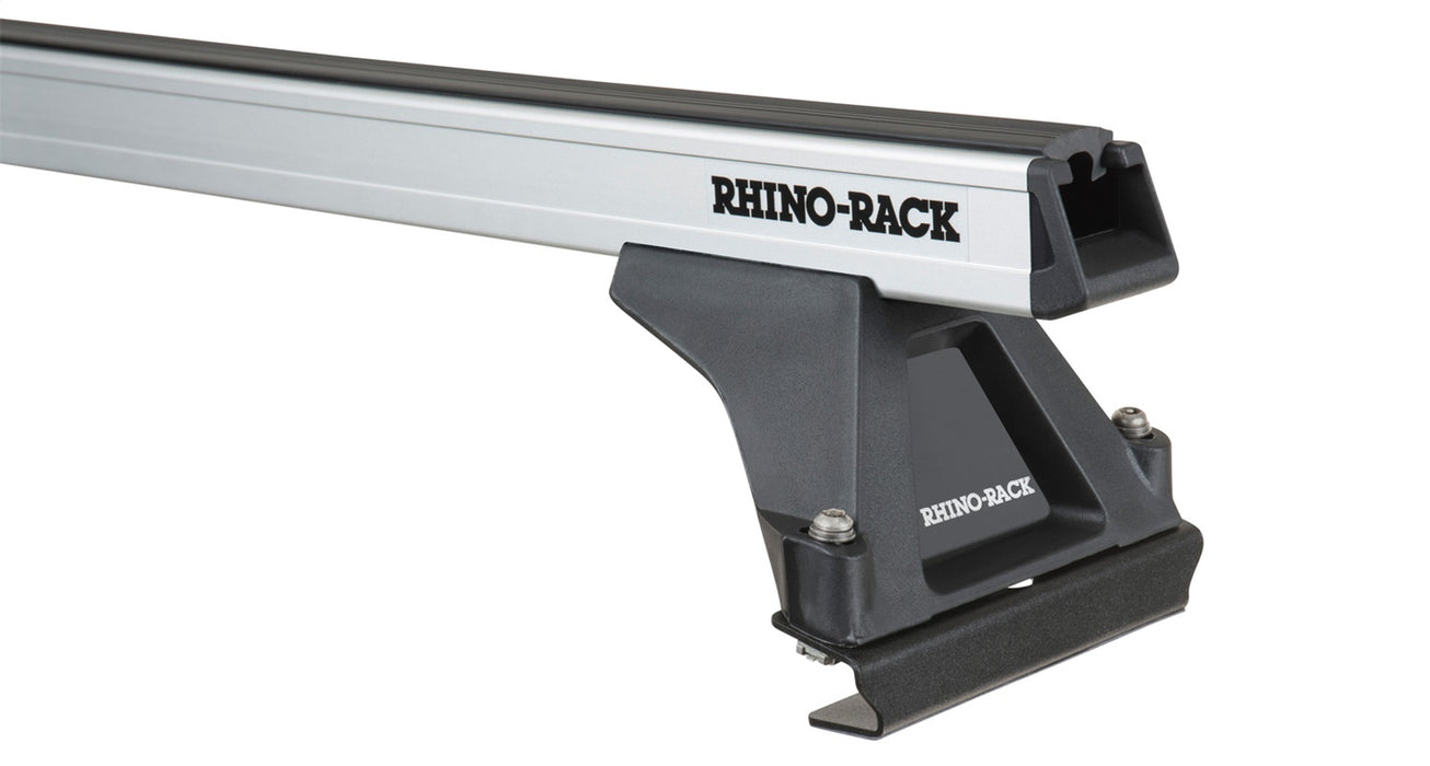 Rhino-Rack USA JA7737 Heavy Duty RLTF Roof Rack; 4 Black HD Bars; 8 Legs; Length 1650mm; - Truck Part Superstore