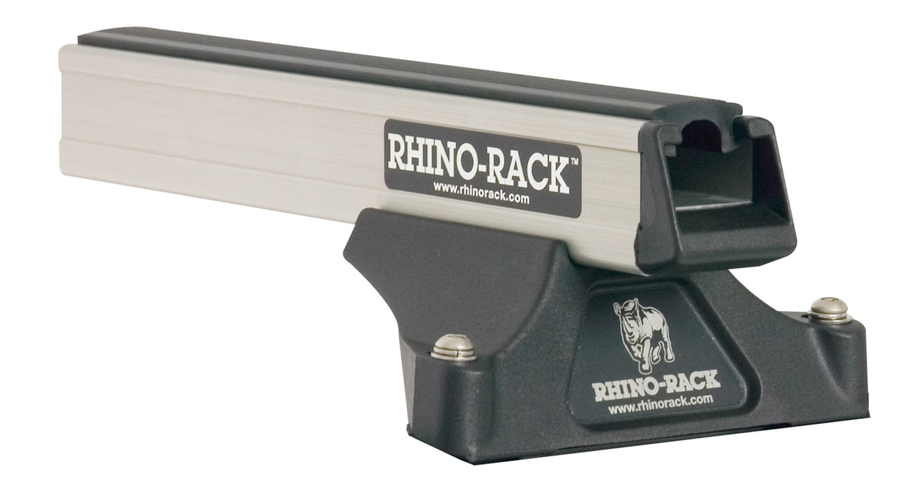 Rhino-Rack USA JA0606 Heavy Duty RLTP Roof Rack; 2 Silver HD Bars; 4 Legs; Length 1250mm; - Truck Part Superstore