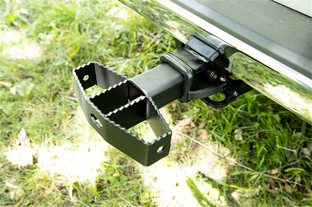 Dee Zee DZ15302S Serrated Hitch Step; Black Steel; - Truck Part Superstore