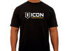 ICON Vehicle Dynamics ICON-TEE-RD-BLK-S ICON RD TEE BLACK - SIZE SMALL - Truck Part Superstore