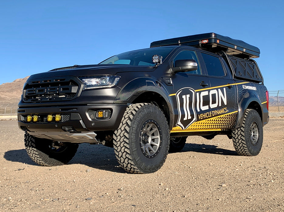 ICON Vehicle Dynamics K93206 2019-21 FORD RANGER 0-3.5" LIFT STAGE 6 SUSPENSION SYSTEM WITH BILLET UCA - Truck Part Superstore