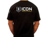 ICON Vehicle Dynamics ICON-TEE-STD-BLK-XXXL ICON STANDARD TEE BLACK - SIZE 3XLARGE - Truck Part Superstore