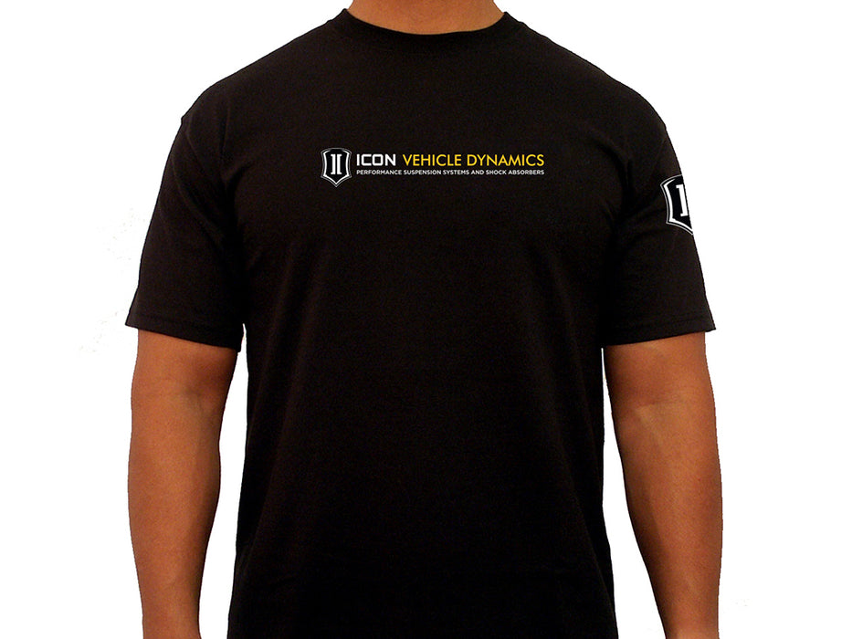 ICON Vehicle Dynamics ICON-TEE-STD-BLK-XXL ICON STANDARD TEE BLACK - SIZE 2XLARGE - Truck Part Superstore