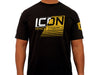 ICON Vehicle Dynamics ICON-TEE-STR-BLK-M ICON STRIKEOUT TEE BLACK - SIZE MEDIUM - Truck Part Superstore