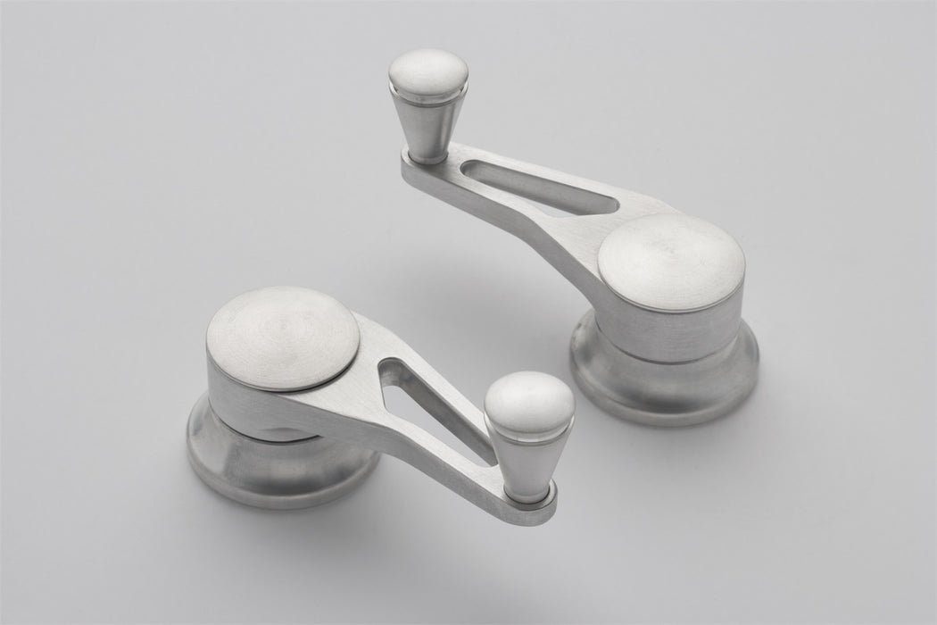 Lokar IDH-2022 Vent Window Crank; Billet Aluminum; Brushed Finish; Pair; - Truck Part Superstore