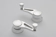 Lokar IDH-2023 Vent Window Crank; Billet Aluminum; Polished Finish; Pair; - Truck Part Superstore