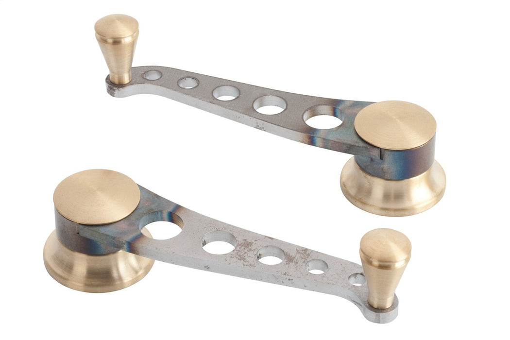 Lokar IDH-2034 Window Crank; Lakester Style; Raw Finish; Pair; - Truck Part Superstore