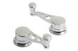 Lokar IDH-2036 Vent Window Crank; Lakester Style; Chrome Finish; Pair; - Truck Part Superstore