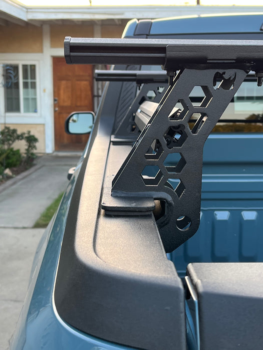 Go Rhino 5935000T XRS Cross Bars - Truck Bed Rail Kit for Mid-Sized Trucks without Tonneau Covers - Truck Part Superstore