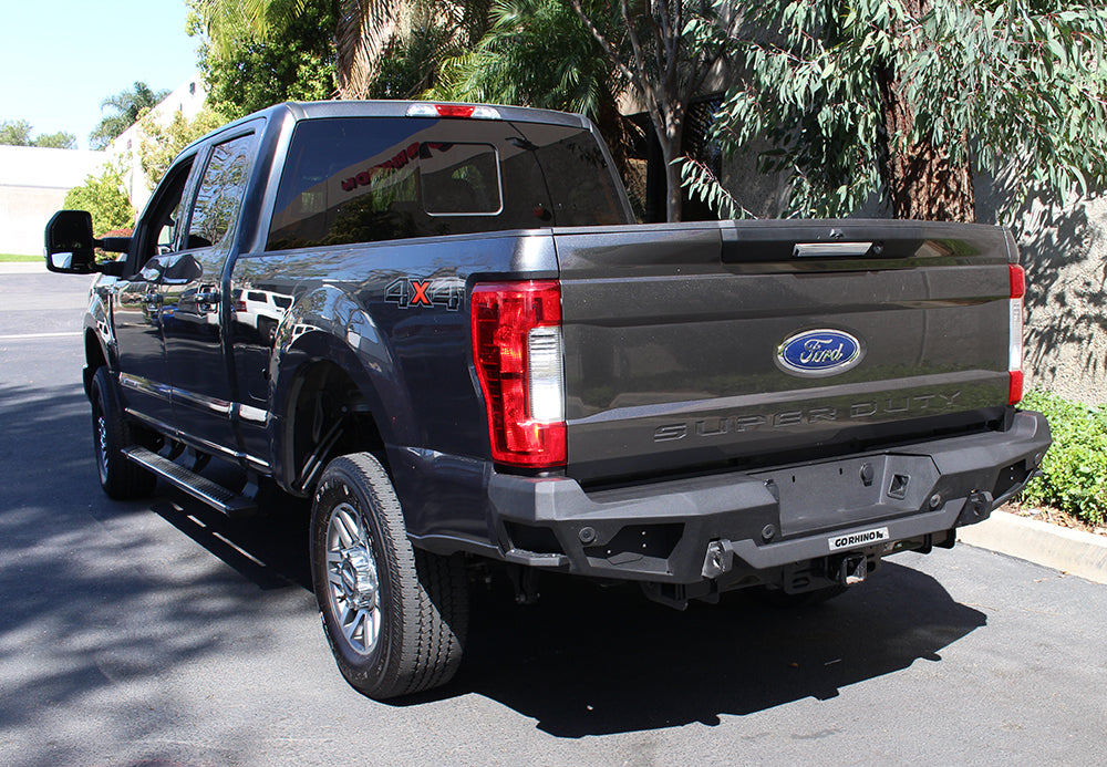 Go Rhino 28373T BR20.5 Rear BR Bumper for Ford F-250 F-350 Super Duty Lariat XL XLT - Truck Part Superstore