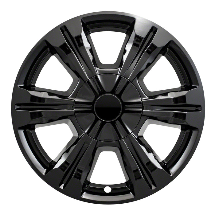 Coast To Coast IWCIMP396BLK 18 Inch; 6 Spoke; Black; Plastic; Set Of 4; Not Compatible With Steel Wheels - Truck Part Superstore