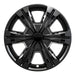 Coast To Coast IWCIMP396BLK 18 Inch; 6 Spoke; Black; Plastic; Set Of 4; Not Compatible With Steel Wheels - Truck Part Superstore