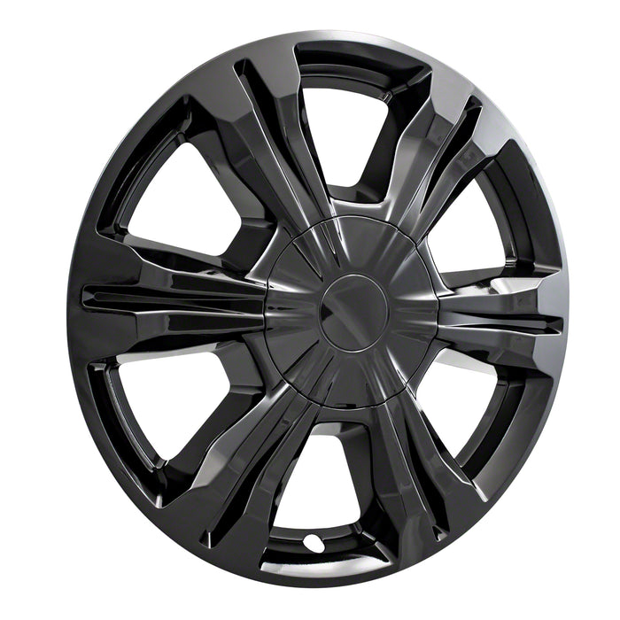 Coast To Coast IWCIMP396BLK 18 Inch; 6 Spoke; Black; Plastic; Set Of 4; Not Compatible With Steel Wheels - Truck Part Superstore