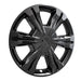 Coast To Coast IWCIMP396BLK 18 Inch; 6 Spoke; Black; Plastic; Set Of 4; Not Compatible With Steel Wheels - Truck Part Superstore
