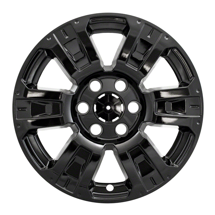 Coast To Coast IWCIMP403BLK 18 Inch; 6 Spoke; Black; Plastic; Set Of 4; Not Compatible With Steel Wheels - Truck Part Superstore
