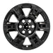 Coast To Coast IWCIMP403BLK 18 Inch; 6 Spoke; Black; Plastic; Set Of 4; Not Compatible With Steel Wheels - Truck Part Superstore