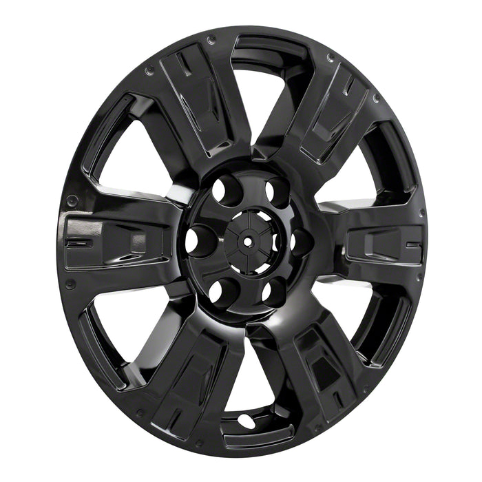 Coast To Coast IWCIMP403BLK 18 Inch; 6 Spoke; Black; Plastic; Set Of 4; Not Compatible With Steel Wheels - Truck Part Superstore