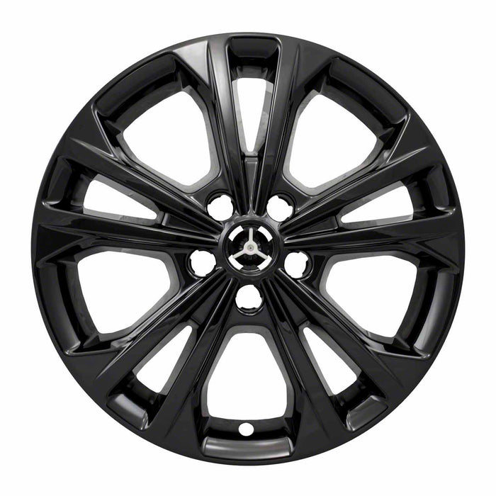 Coast To Coast IWCIMP414BLK 17 Inch 5 Double Spoke Black Plastic Set Of 4 Not Compatible With Steel Wheels - Truck Part Superstore