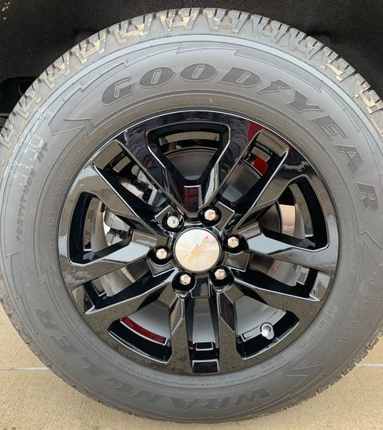 Coast To Coast IWCIMP432BLK 18 Inch; 5 Split Spoke; Painted; Gloss Black; ABS Plastic; Set Of 4 - Truck Part Superstore