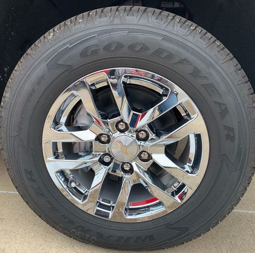 Coast To Coast IWCIMP432X 18 Inch; 5 Split Spoke; Chrome Plated; Chrome; ABS Plastic; Set Of 4 - Truck Part Superstore