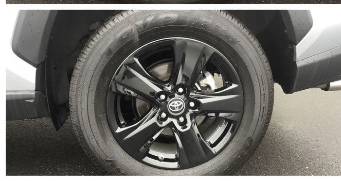 Coast To Coast IWCIMP434BLK 17 Inch; 5 V Spoke; Gloss Black; Plastic; Set Of 4 - Truck Part Superstore