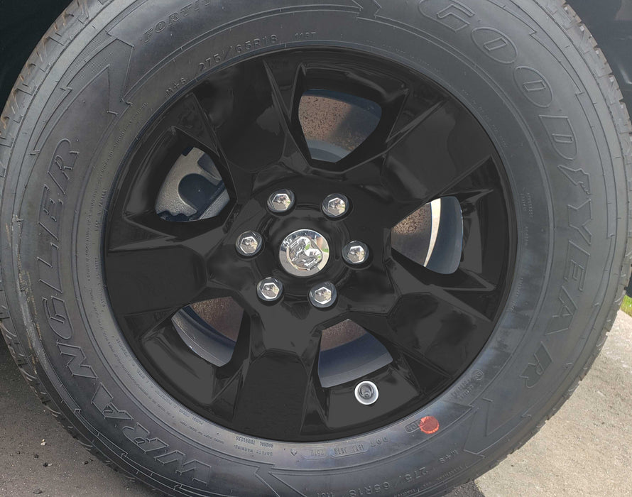 Coast To Coast IWCIMP435BLK 18 Inch; 5 Spoke; Gloss Black; Plastic; Set Of 4 - Truck Part Superstore