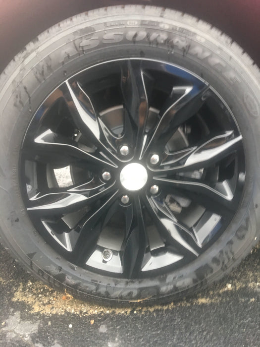 Coast To Coast IWCIMP442BLK 16 Inch; 5 Spoke; Gloss Black; Plastic; Set Of 4 - Truck Part Superstore