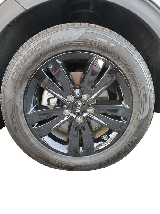 Coast To Coast IWCIMP446BLK 17 Inch; 5 V Spoke; Gloss Black; Plastic; Set Of 4 - Truck Part Superstore